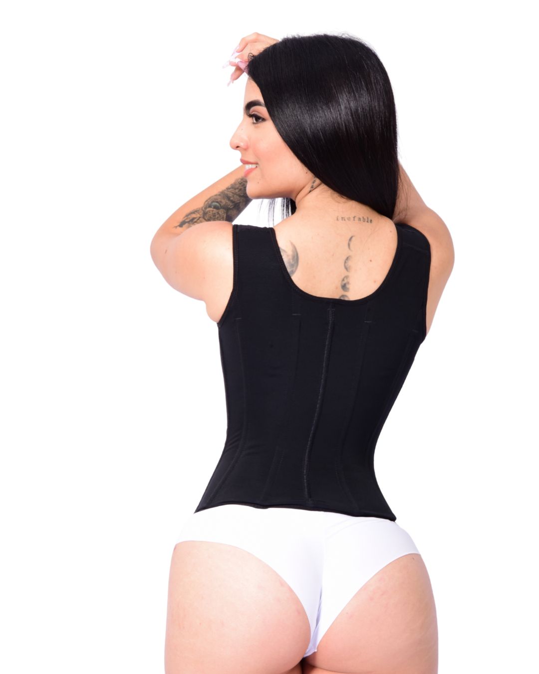 Faja Colombiana Chaleco 13 Varillas con 3 Niveles Ref. CORSET