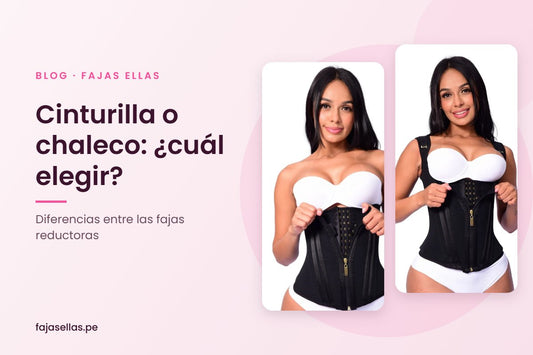 Cinturilla SANDRA y chaleco CORSET reductores comparados