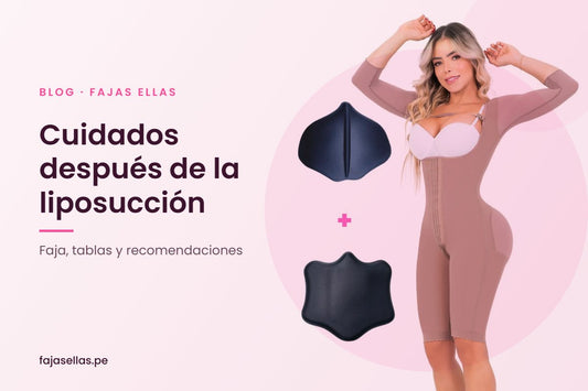 Faja postoperatoria Ref. 3005 con tablas abdominal y lumbar para después de la lipo