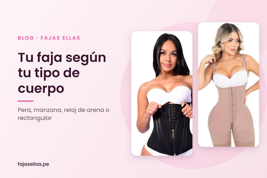 Cinturilla SANDRA y faja short 3001 para distintos tipos de cuerpo