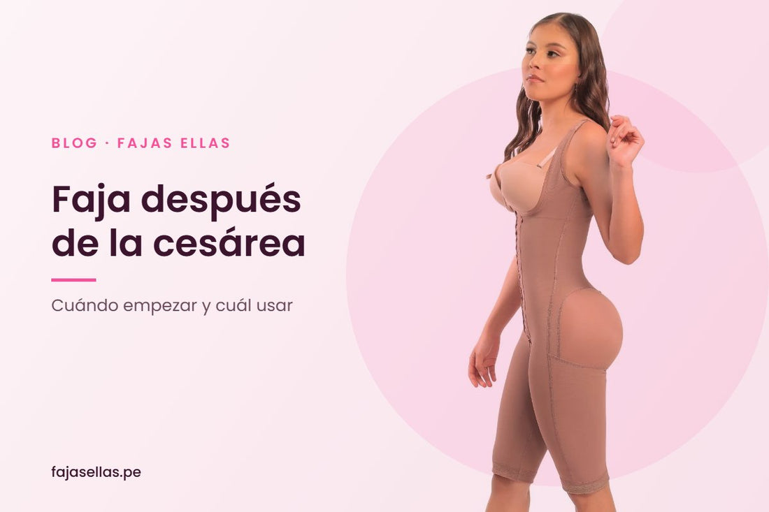 Faja postparto Ref. 3002 para después de la cesárea