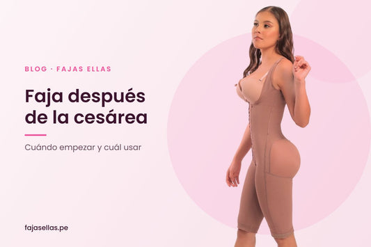 Faja postparto Ref. 3002 para después de la cesárea