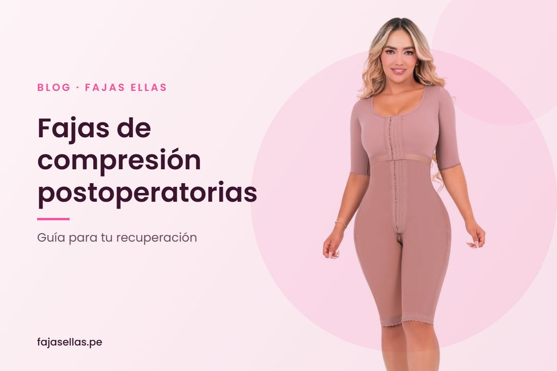 Faja de compresión postoperatoria con mangas y brasier Ref. 3003