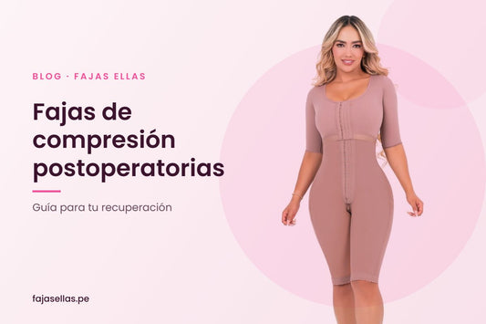 Faja de compresión postoperatoria con mangas y brasier Ref. 3003