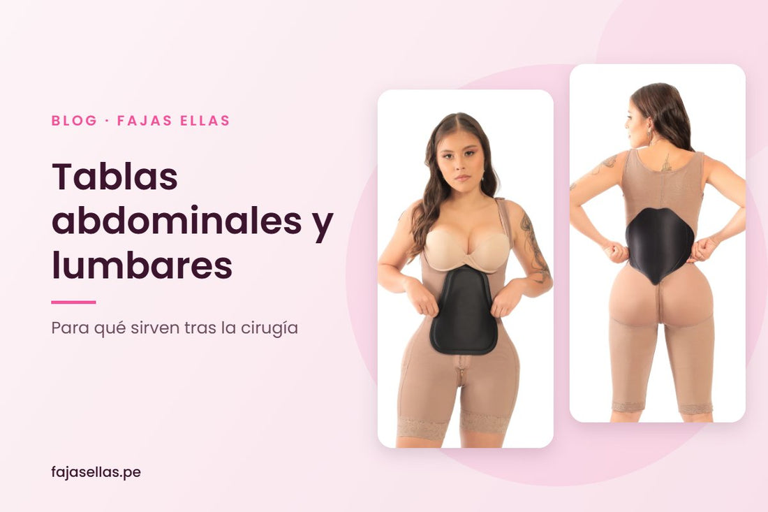 Tabla abdominal PERA y tabla lumbar ATHENAS postoperatorias
